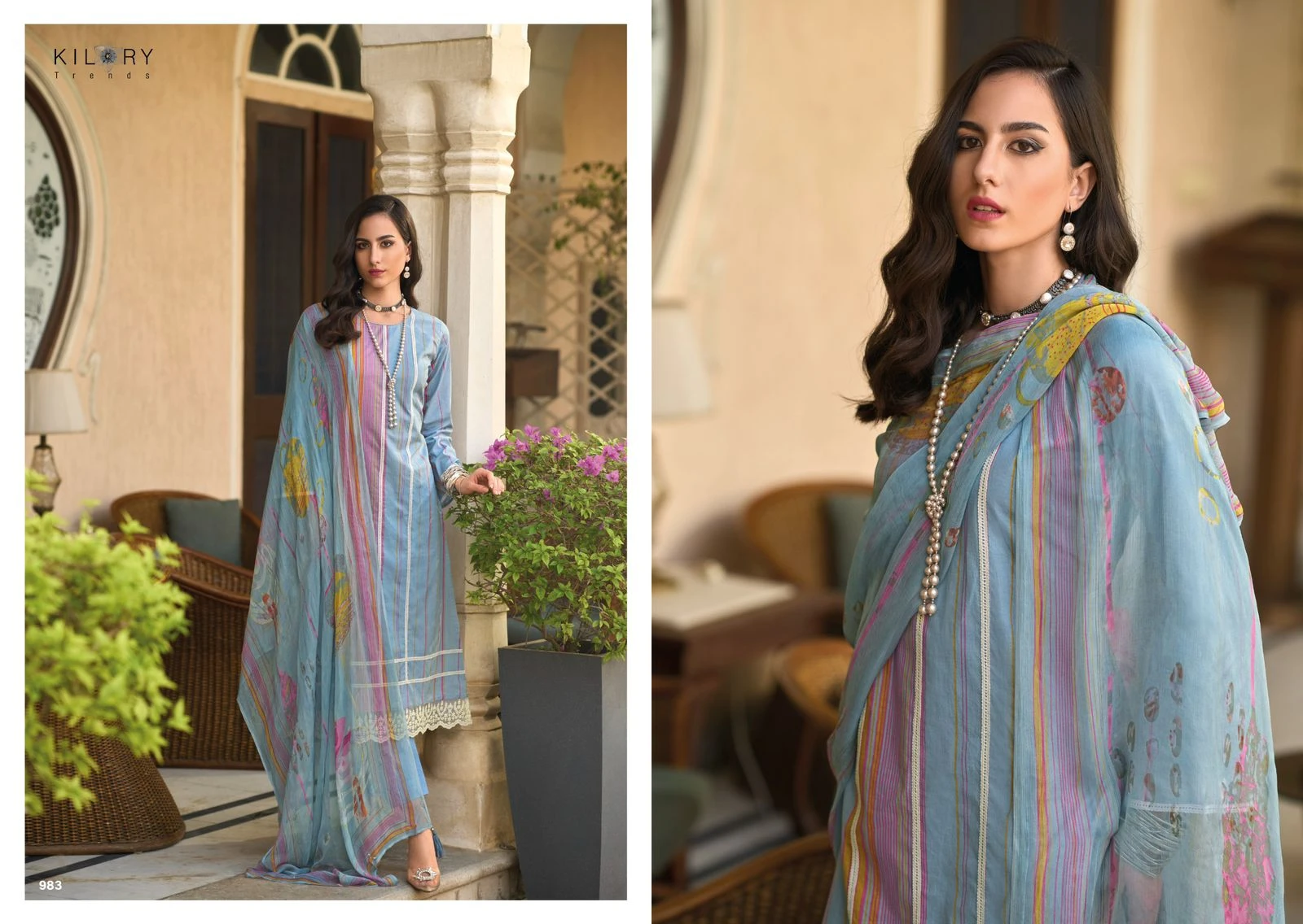 Kilory Trendz Legacy of Summer Pure Lawn Cotton Wholesale Fancy Pakistani Salwar Suit Catalog — Wholesale Salwar Suits, Kilory Trends wholesale from Surat — view 6